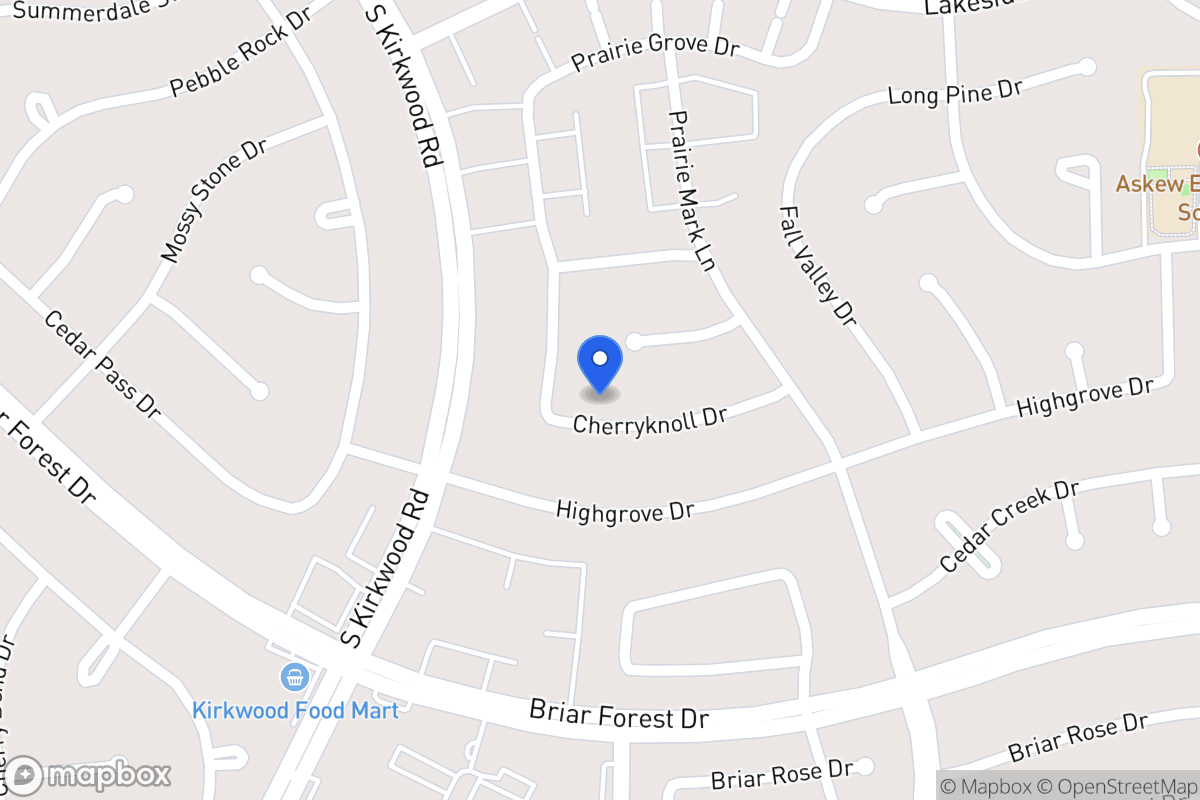 Map of 11706 Cherryknoll Dr, Houston