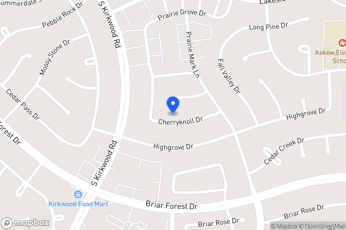 Map of 11702 Cherryknoll Dr, Houston