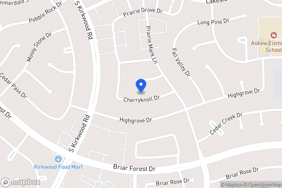 Map of 11626 Cherryknoll Dr, Houston