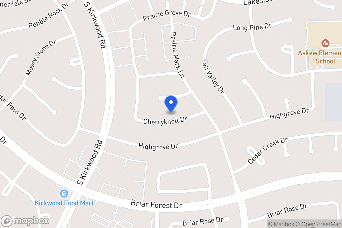 Map of 11622 Cherryknoll Dr, Houston