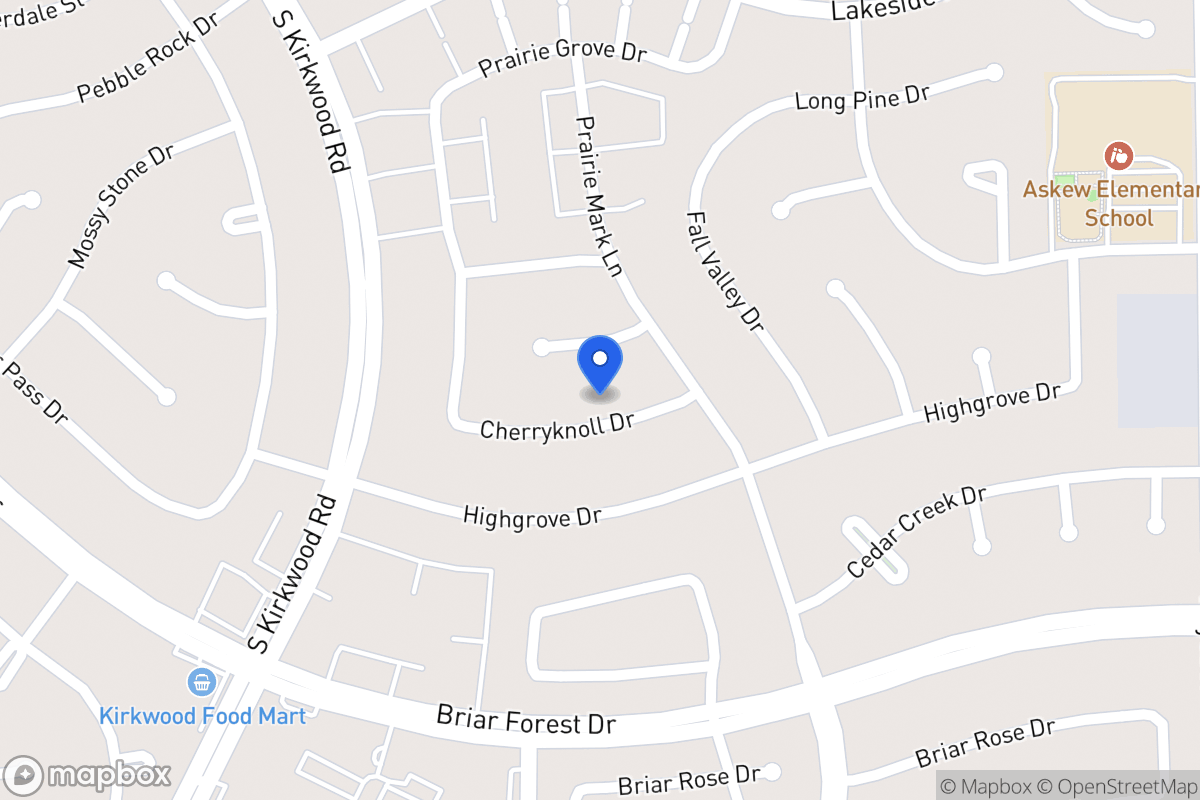 Map of 11618 Cherryknoll Dr, Houston