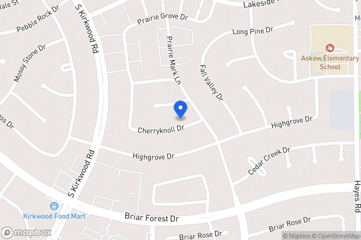 Map of 11614 Cherryknoll Dr, Houston