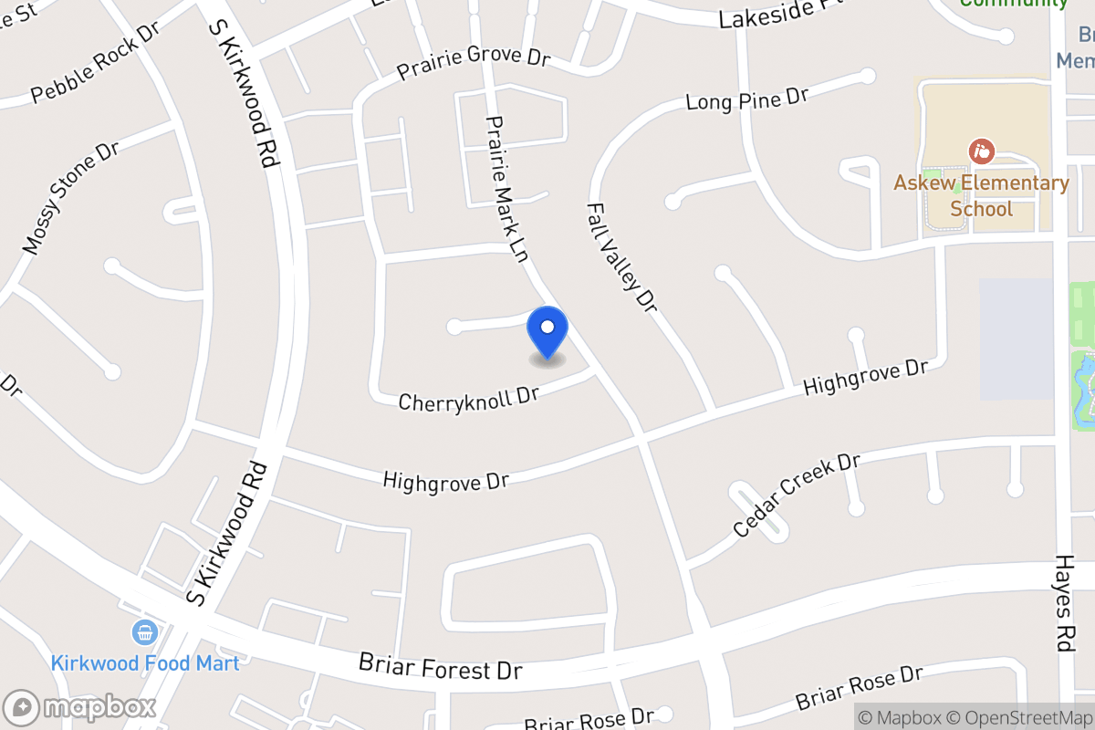 Map of 11610 Cherryknoll Dr, Houston