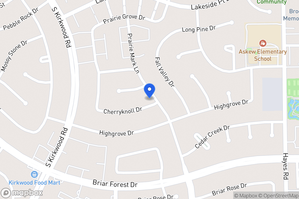 Map of 11606 Cherryknoll Dr, Houston