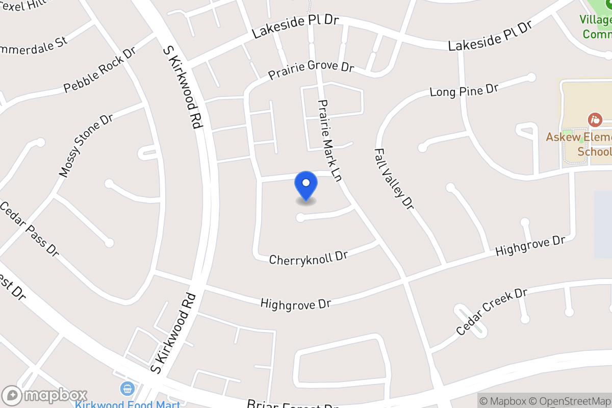 Map of 11618 Fieldbrook Dr, Houston