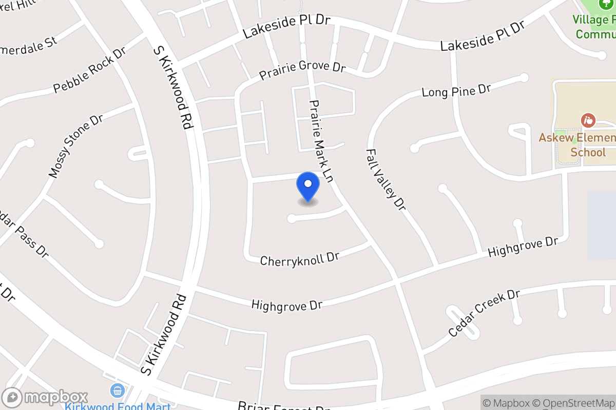 Map of 11614 Fieldbrook Dr, Houston