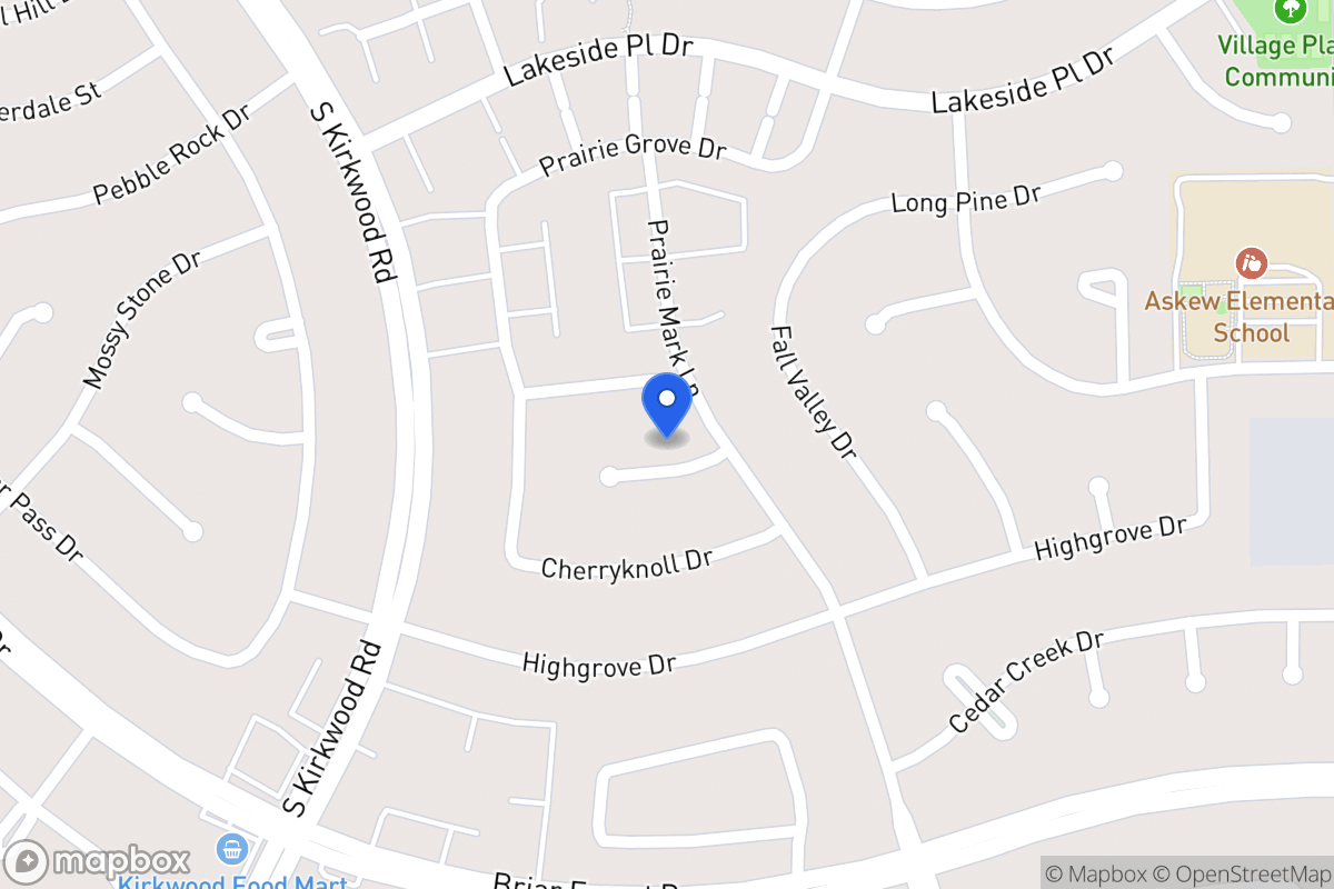 Map of 11610 Fieldbrook Dr, Houston
