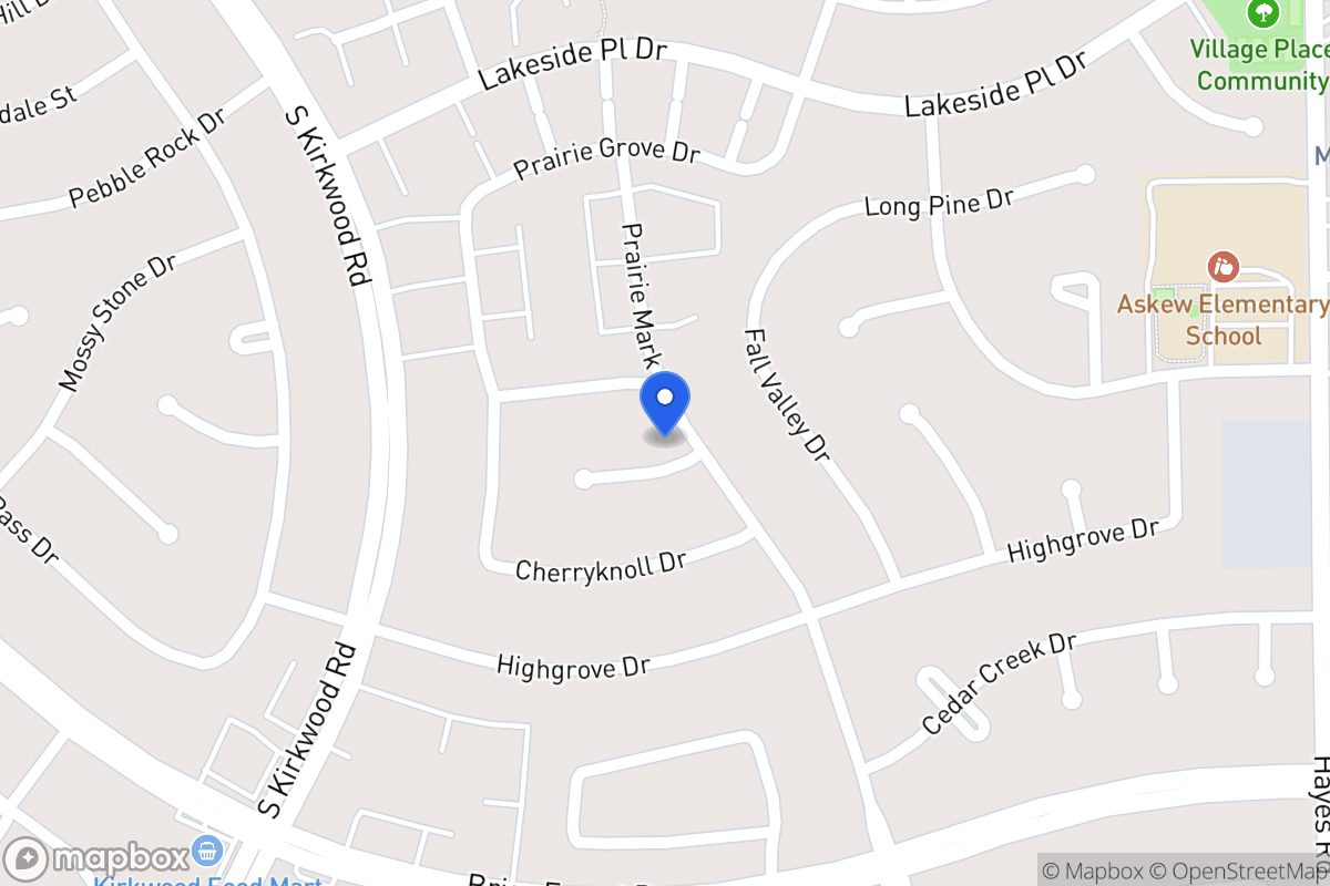 Map of 11606 Fieldbrook Dr, Houston