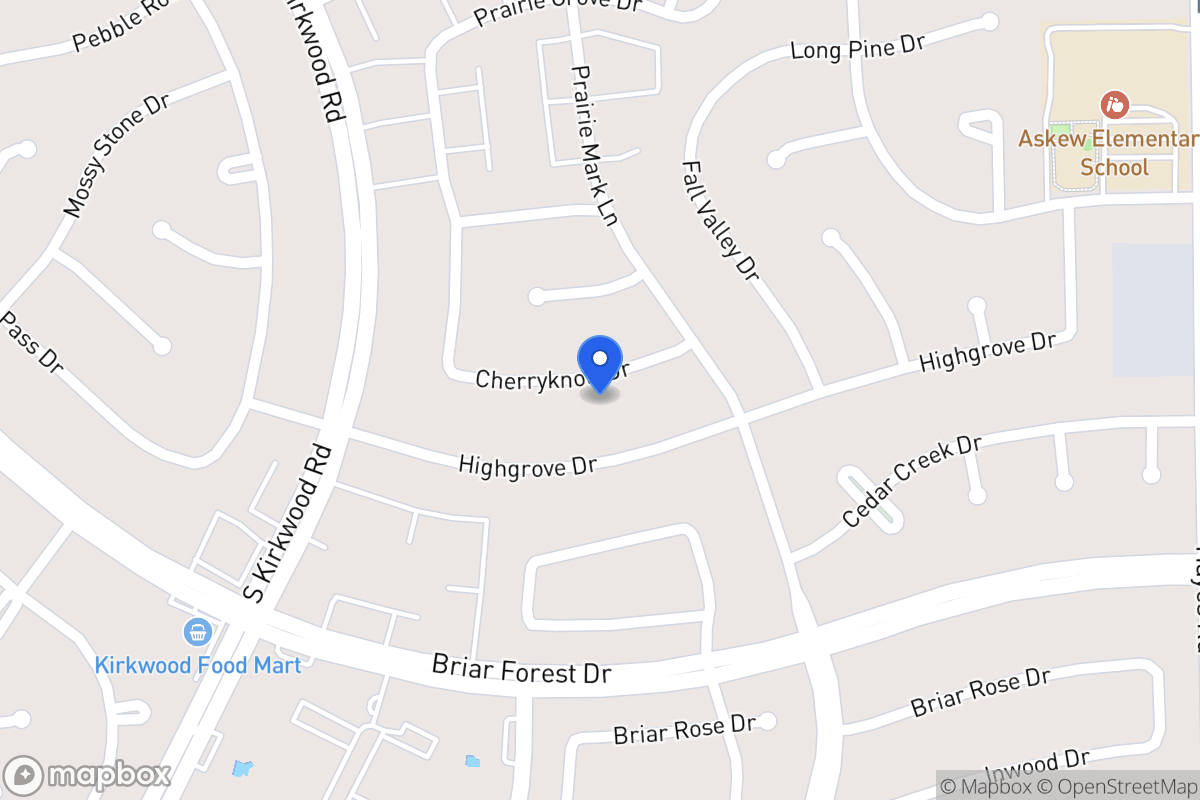 Map of 11619 Cherryknoll Dr, Houston