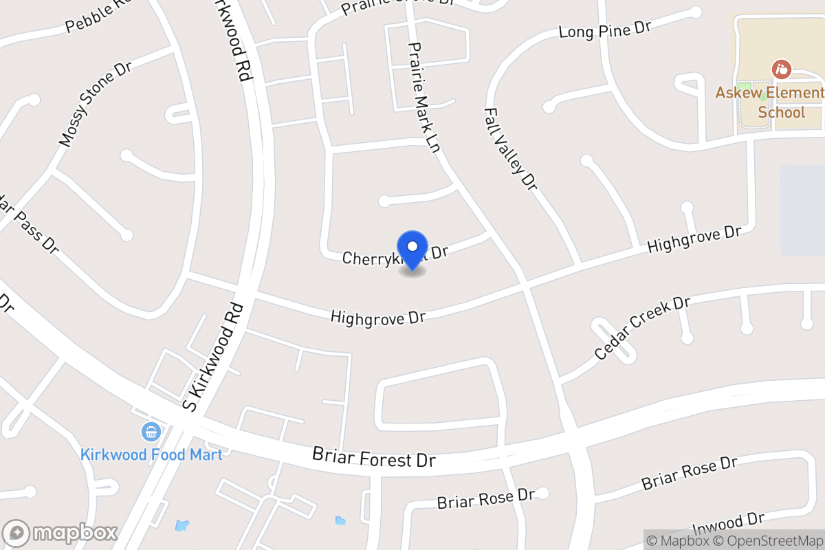 Map of 11623 Cherryknoll Dr, Houston