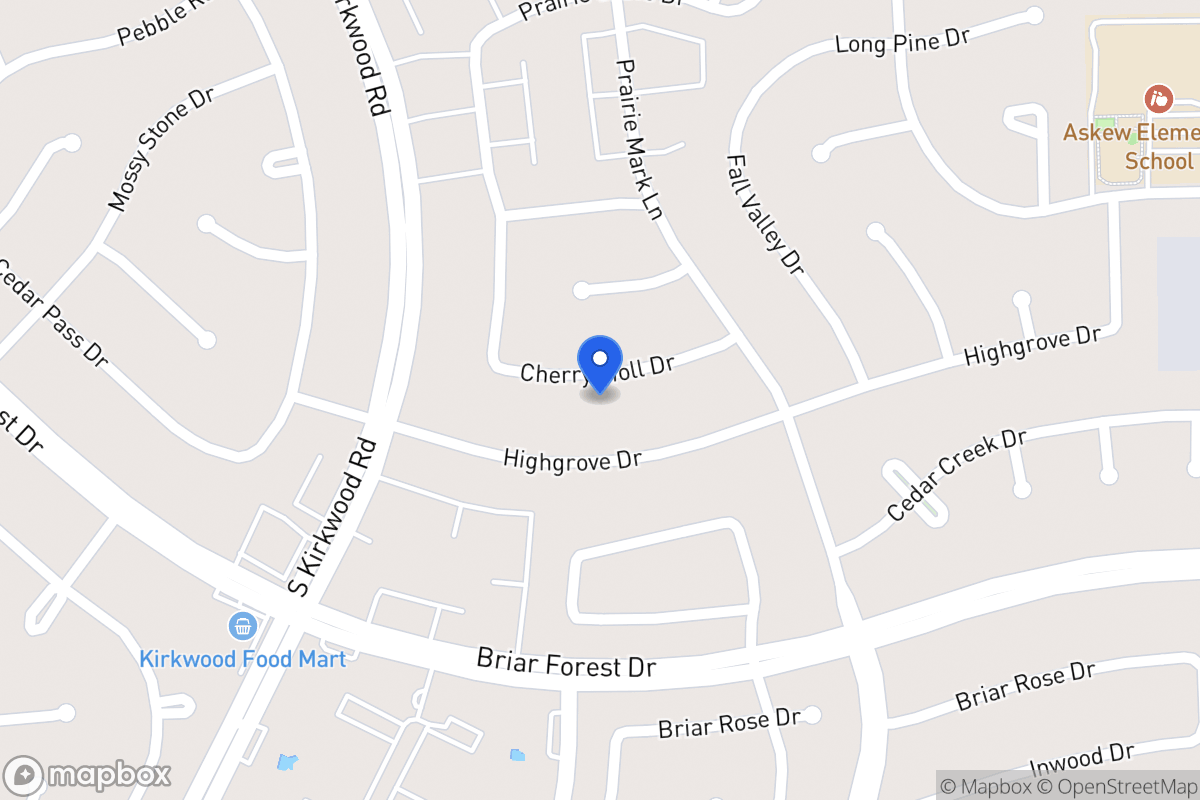 Map of 11627 Cherryknoll Dr, Houston