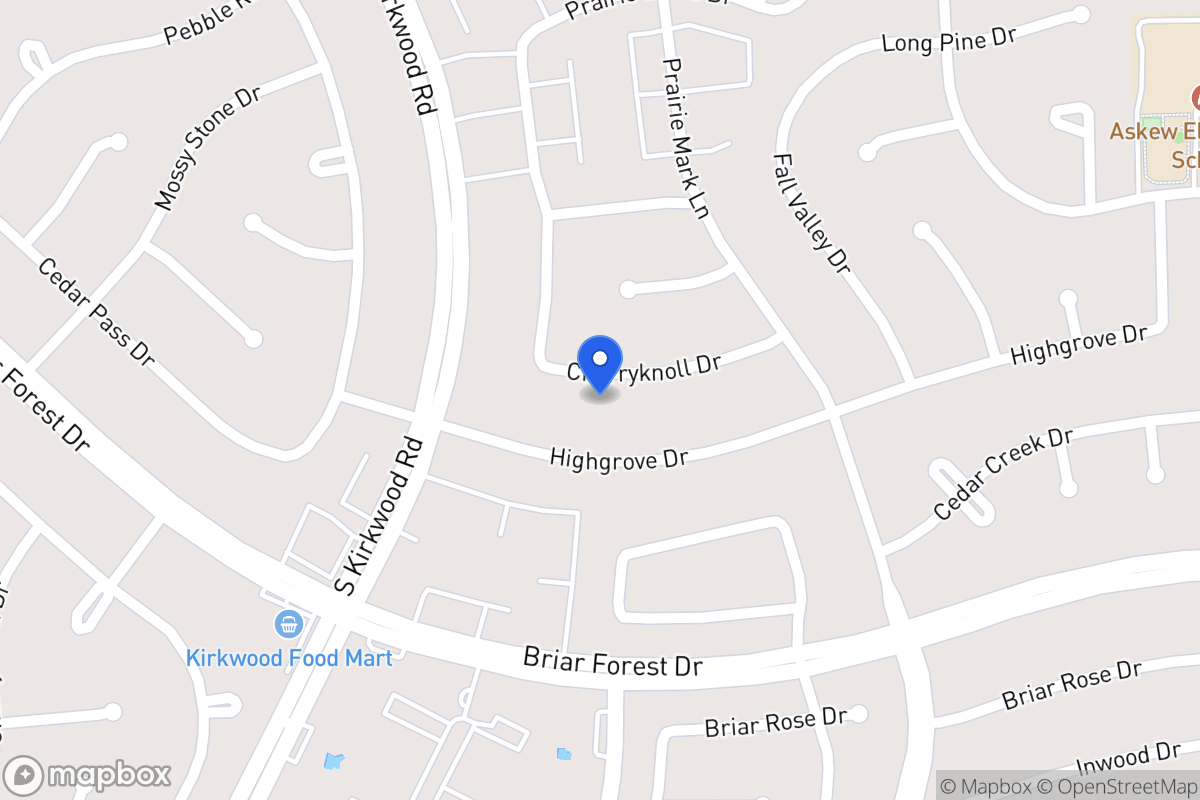 Map of 11707 Cherryknoll Dr, Houston