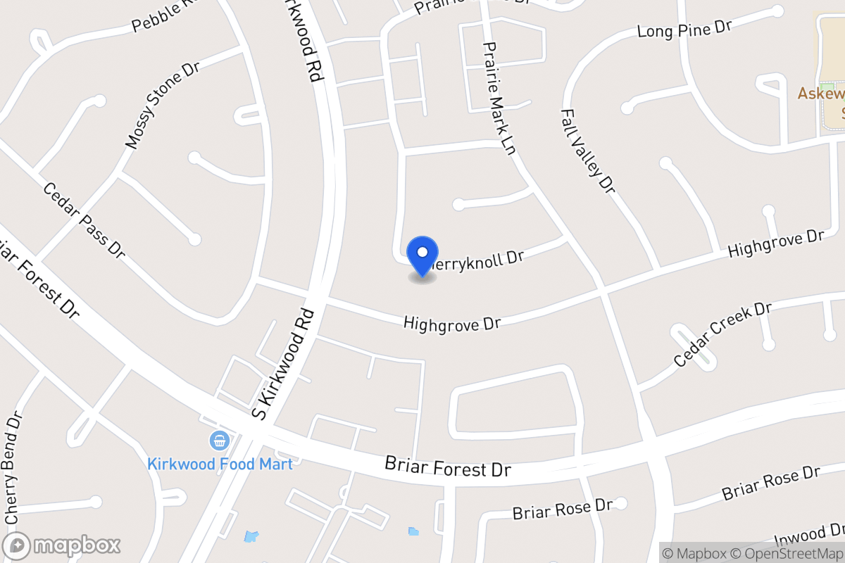 Map of 11711 Cherryknoll Dr, Houston