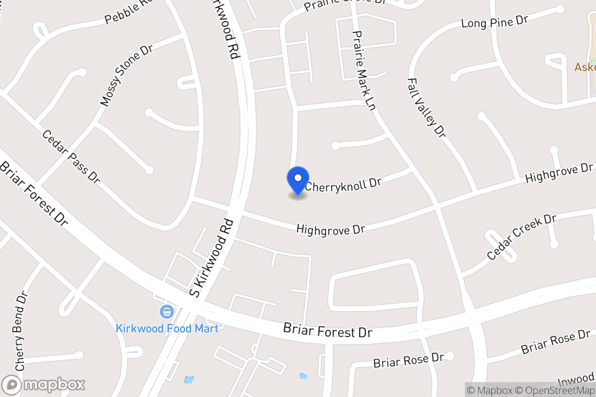 Map of 11715 Cherryknoll Dr, Houston
