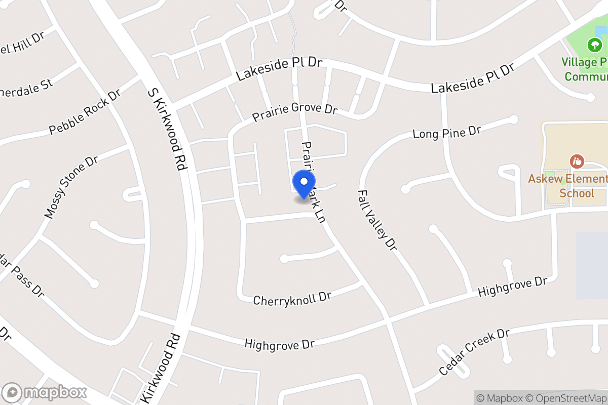 Map of 11606 Brookspring Dr, Houston