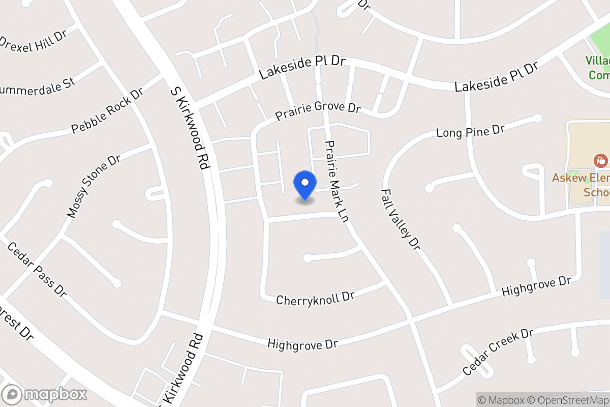 Map of 11614 Brookspring Dr, Houston