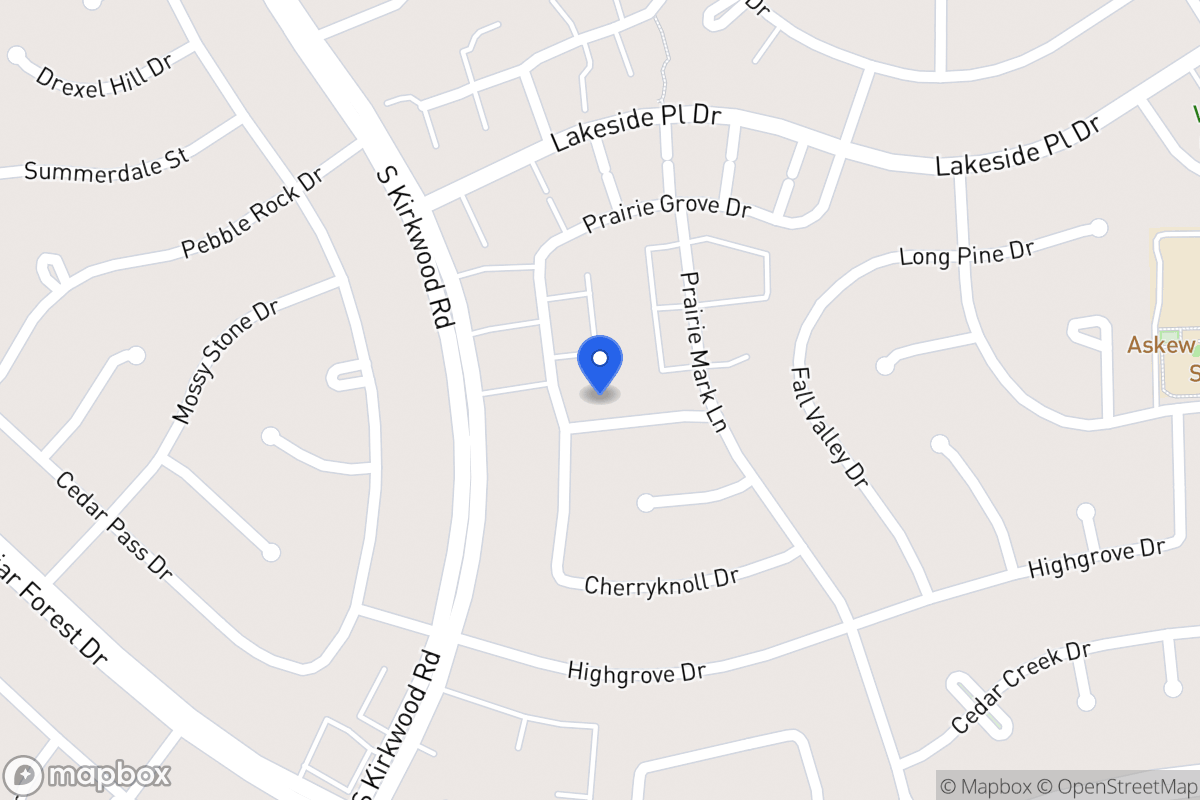 Map of 11622 Brookspring Dr, Houston