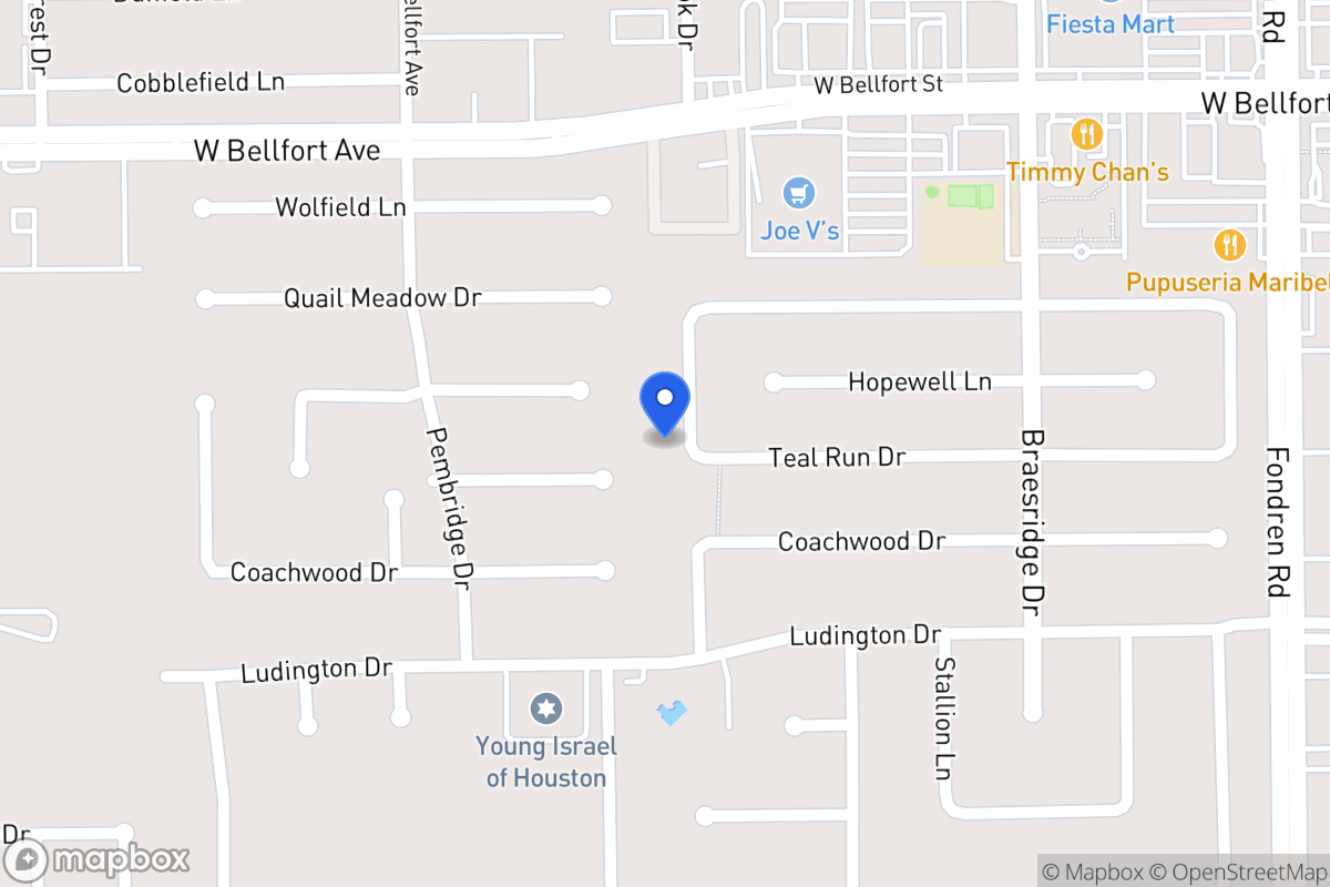 Map of 11434 Woodknoll Ln, Houston