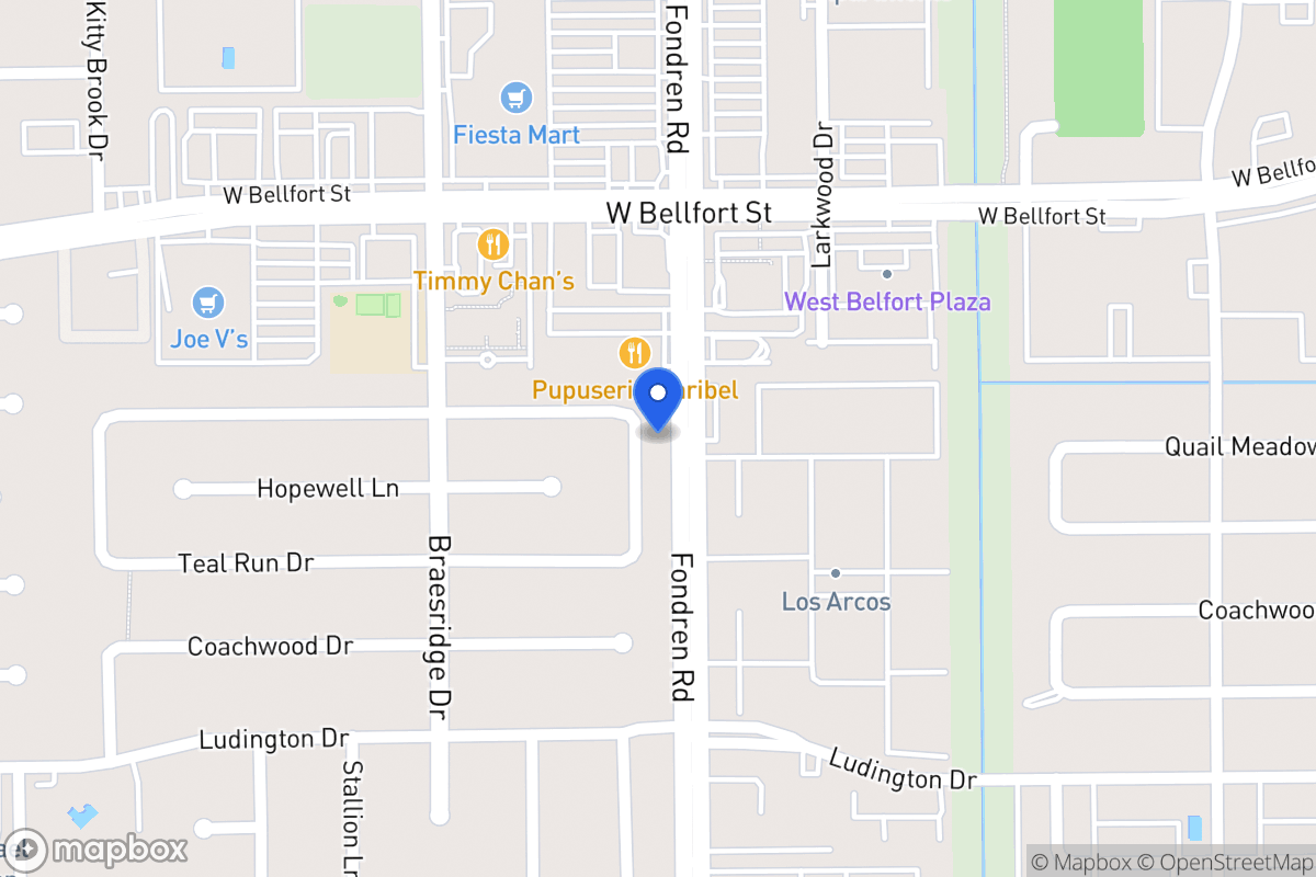 Map of 11407 Pepperdine Ln, Houston