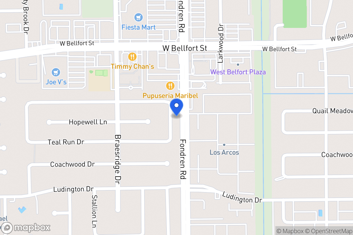 Map of 11415 Pepperdine Ln, Houston