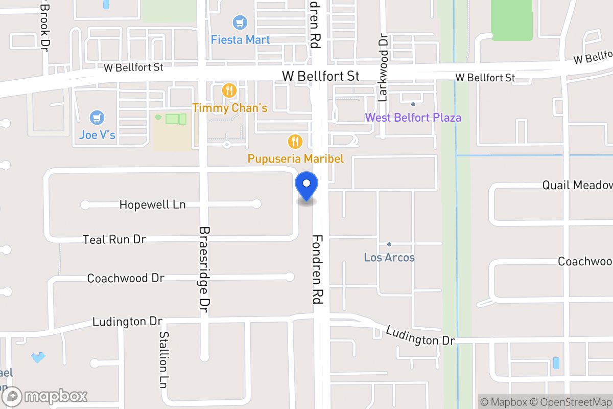 Map of 11419 Pepperdine Ln, Houston