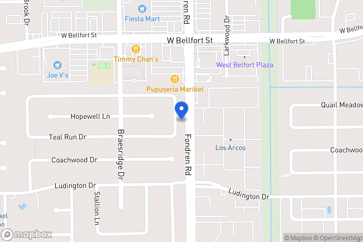 Map of 11423 Pepperdine Ln, Houston