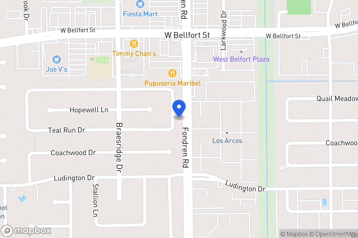 Map of 11427 Pepperdine Ln, Houston