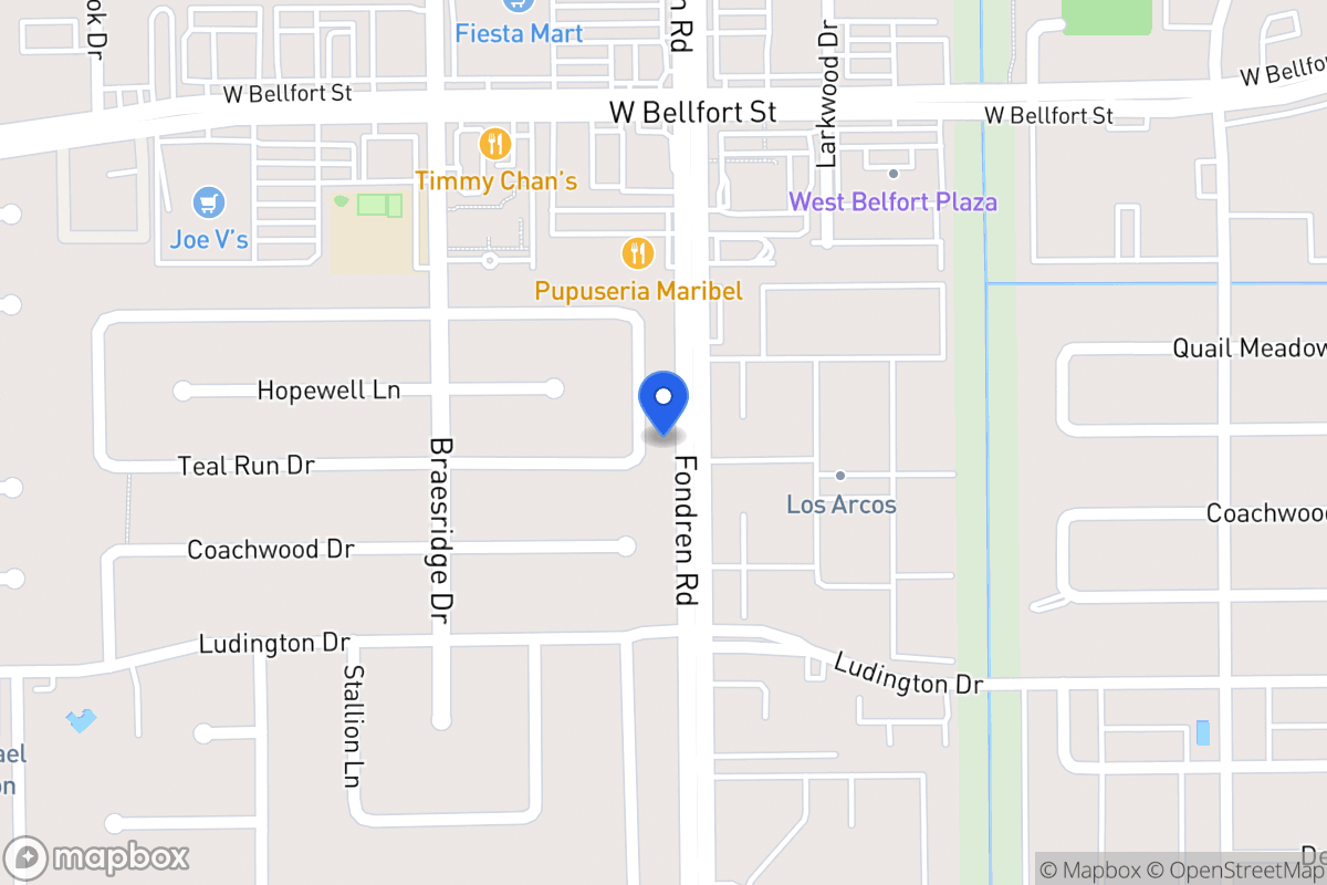 Map of 11431 Pepperdine Ln, Houston