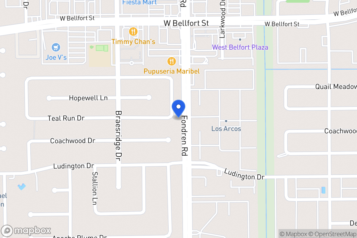 Map of 11435 Pepperdine Ln, Houston