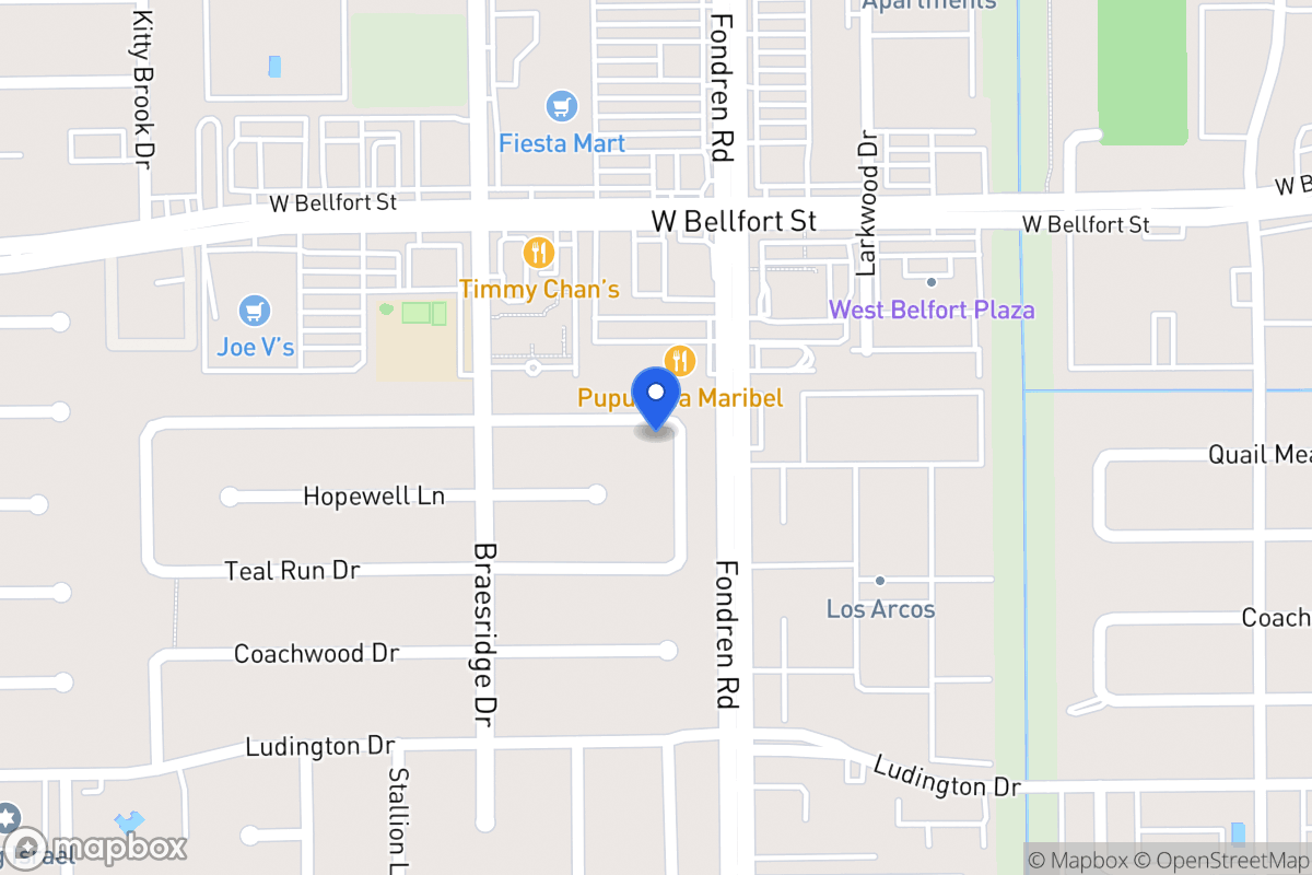 Map of 11406 Pepperdine Ln, Houston