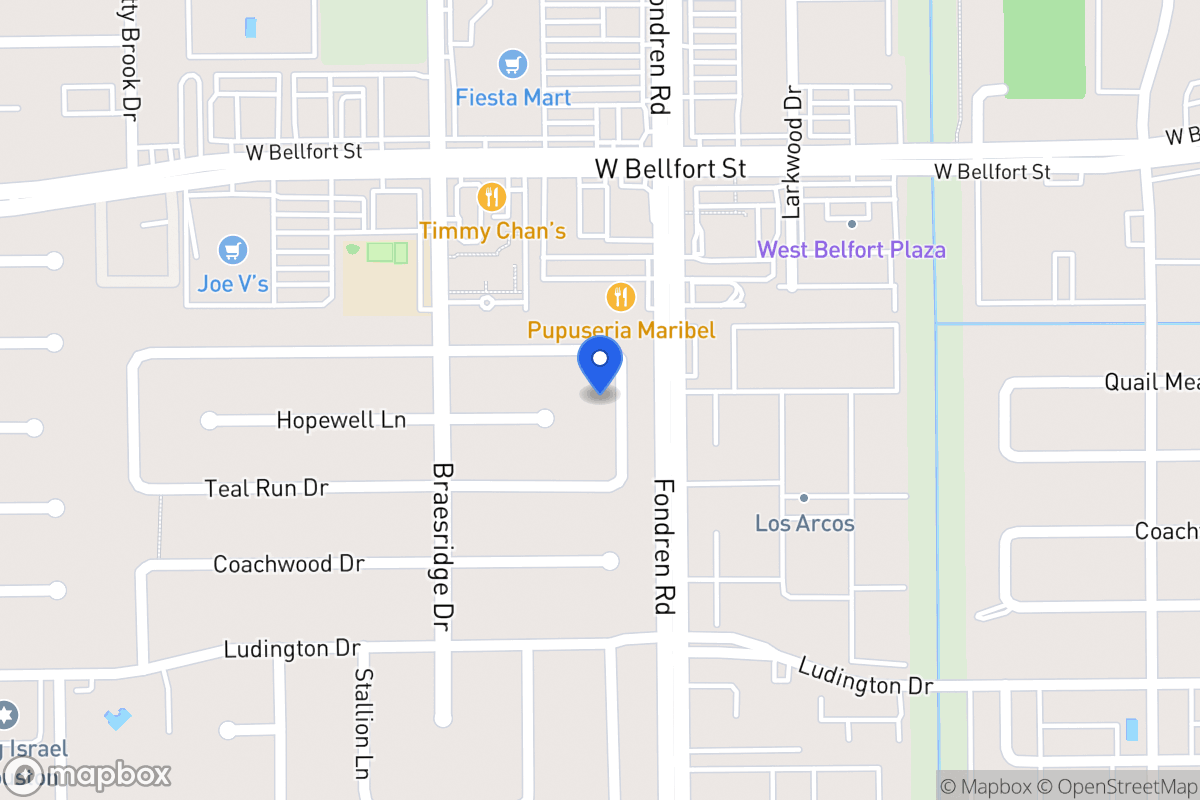 Map of 11414 Pepperdine Ln, Houston