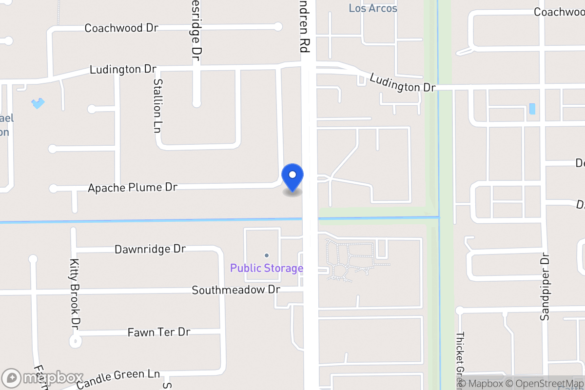 Map of 11919 Pepperdine Ln, Houston