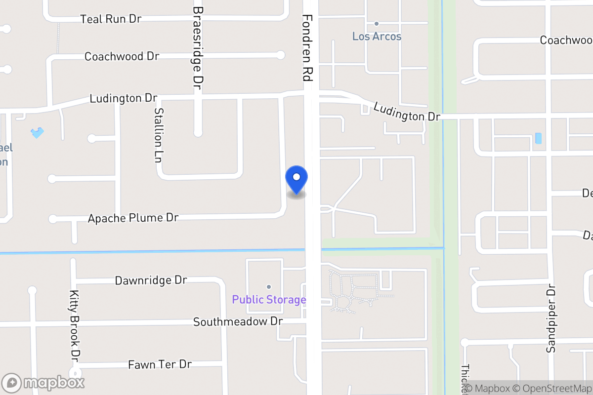Map of 11911 Pepperdine Ln, Houston