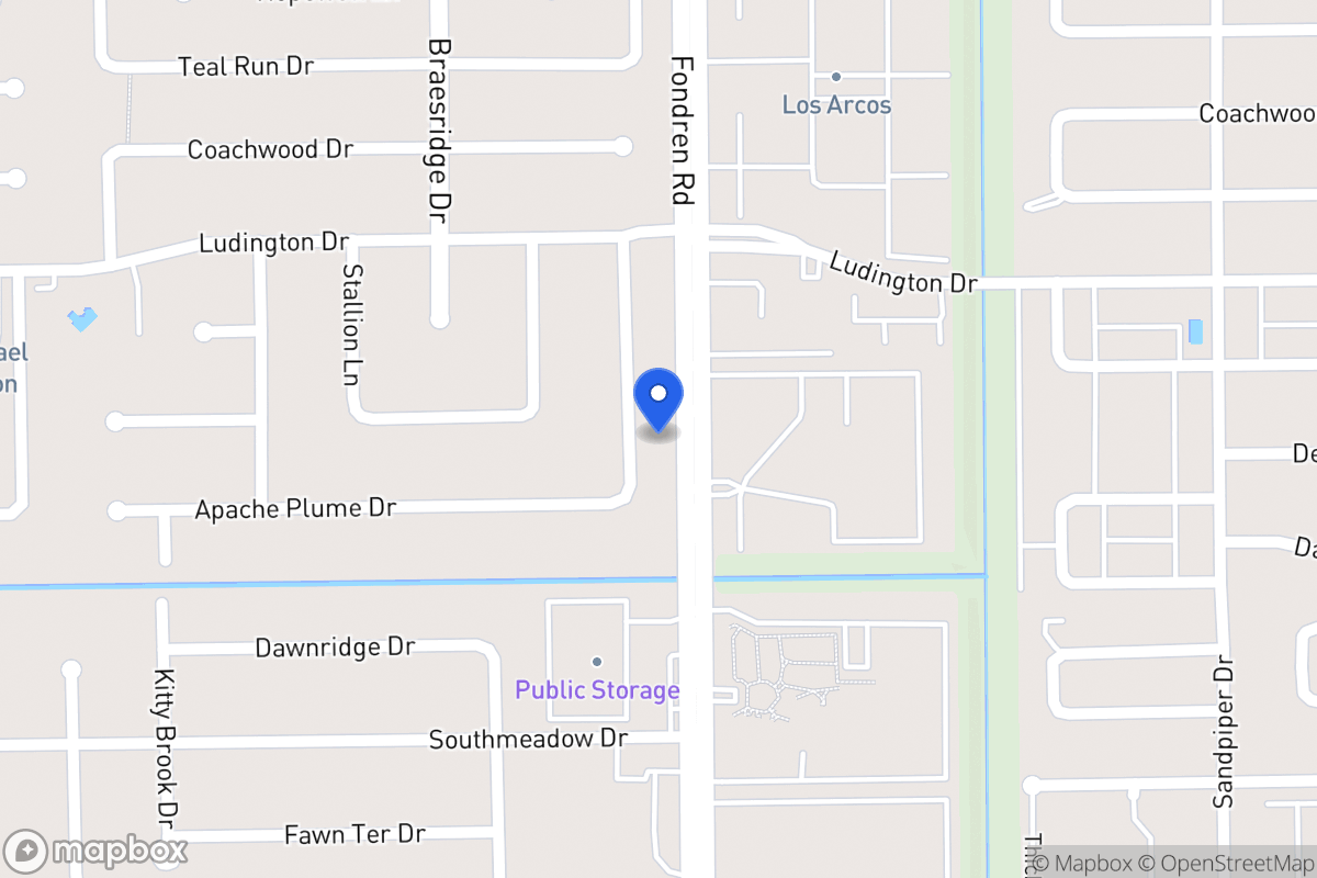 Map of 11907 Pepperdine Ln, Houston