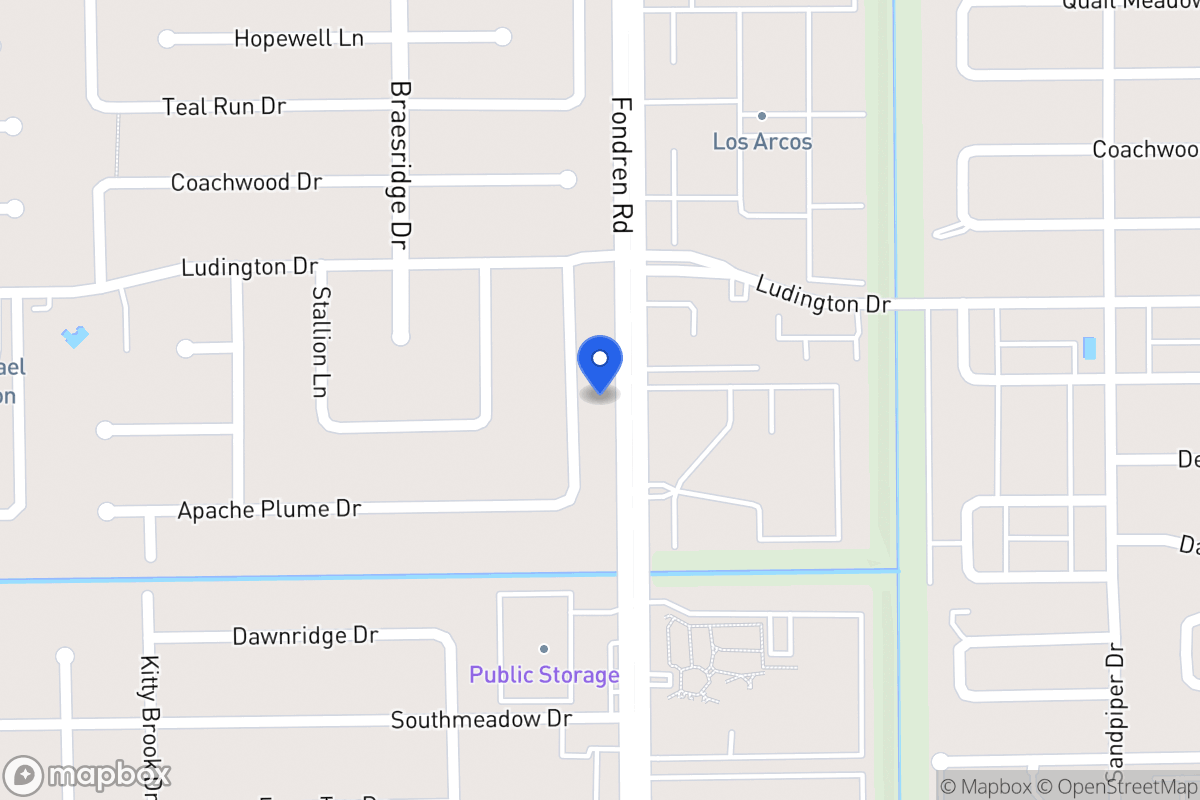 Map of 11823 Pepperdine Ln, Houston