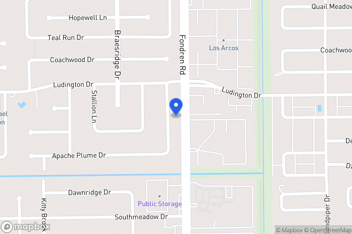 Map of 11819 Pepperdine Ln, Houston