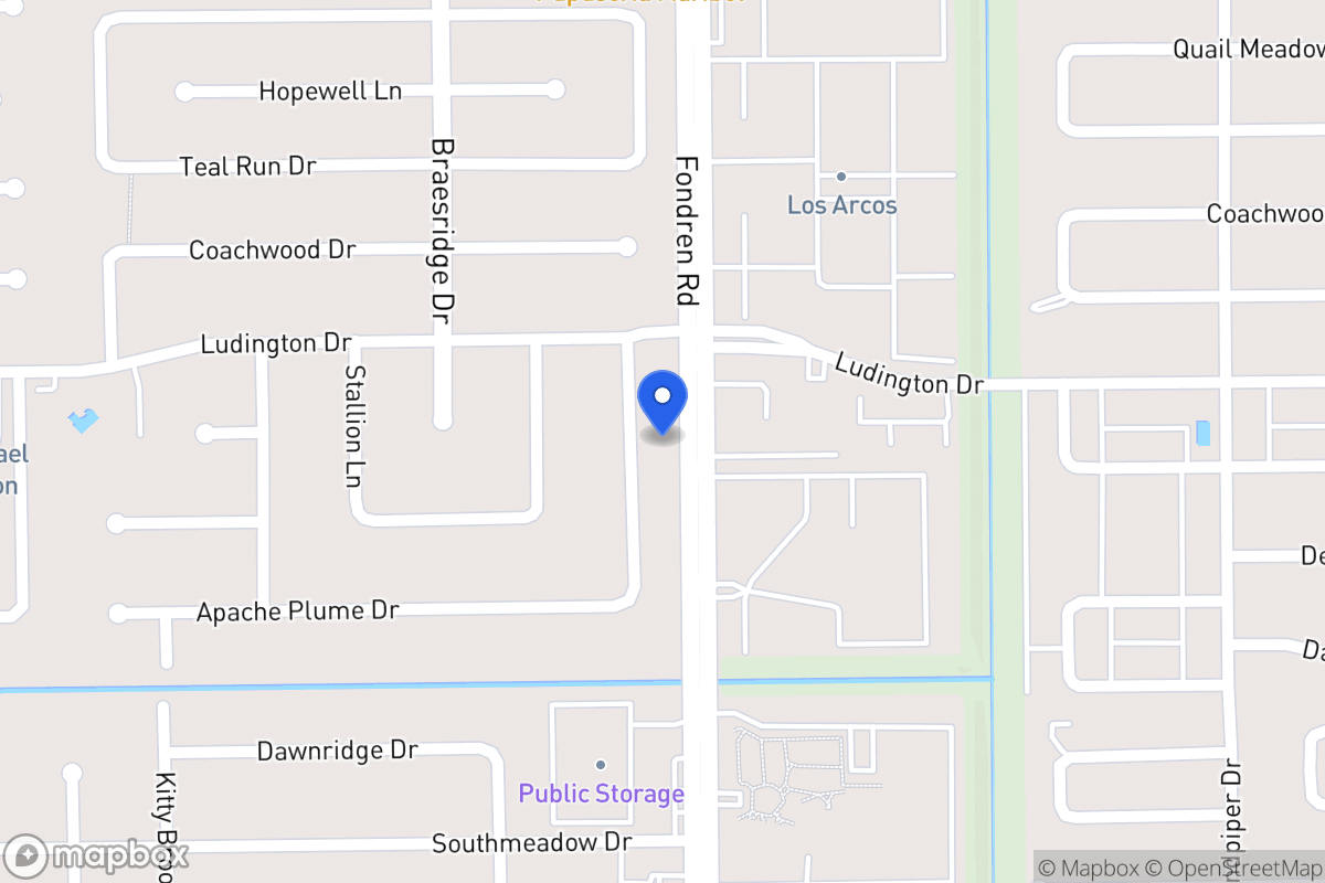 Map of 11815 Pepperdine Ln, Houston