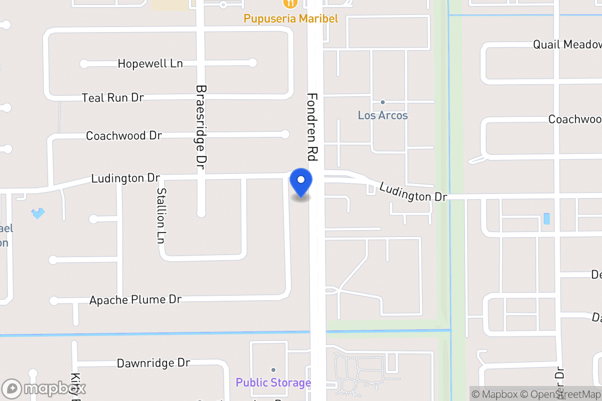 Map of 11807 Pepperdine Ln, Houston