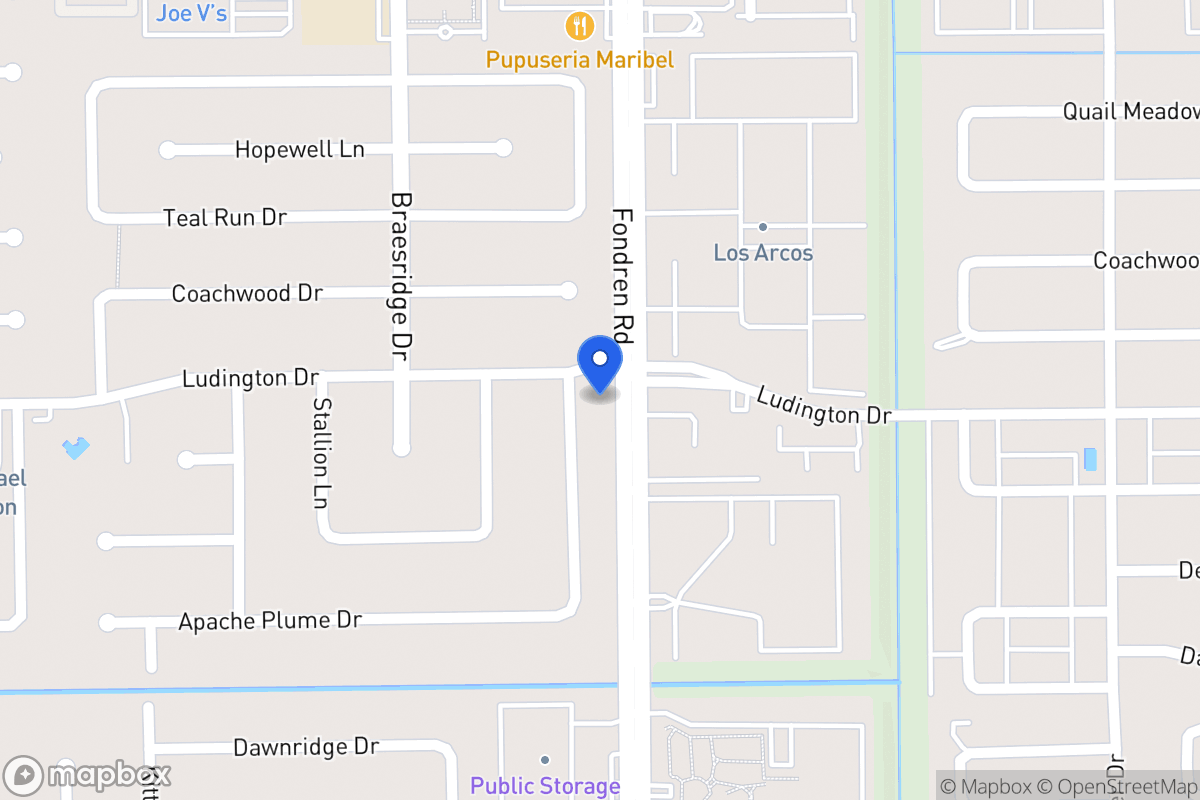 Map of 11803 Pepperdine St, Houston