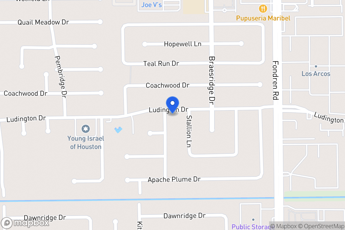 Map of 11803 Dandelion Ln, Houston