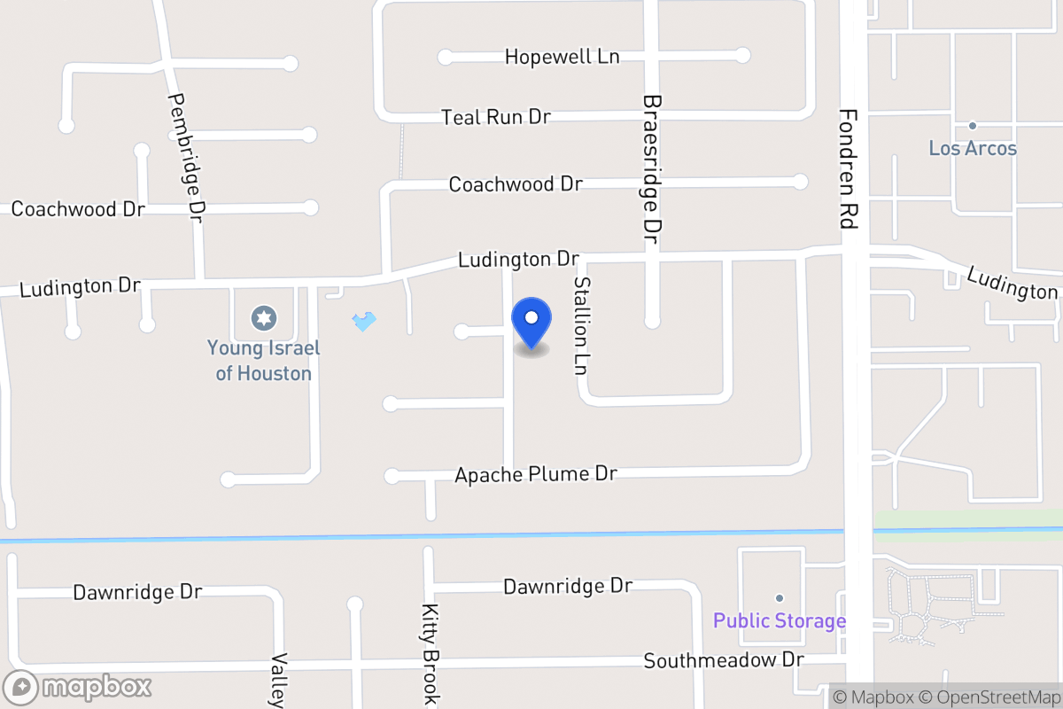 Map of 11819 Dandelion Ln, Houston