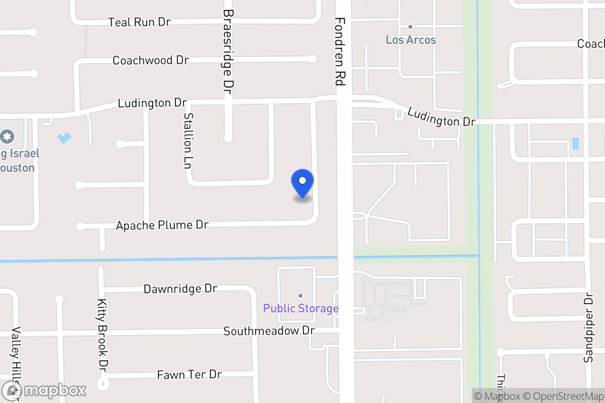 Map of 11906 Pepperdine Ln, Houston