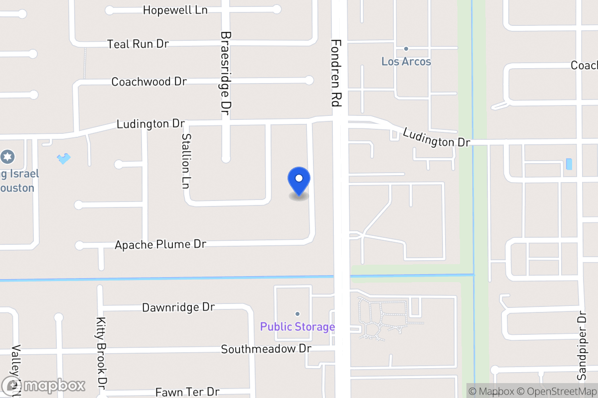 Map of 11900 Pepperdine Ln, Houston