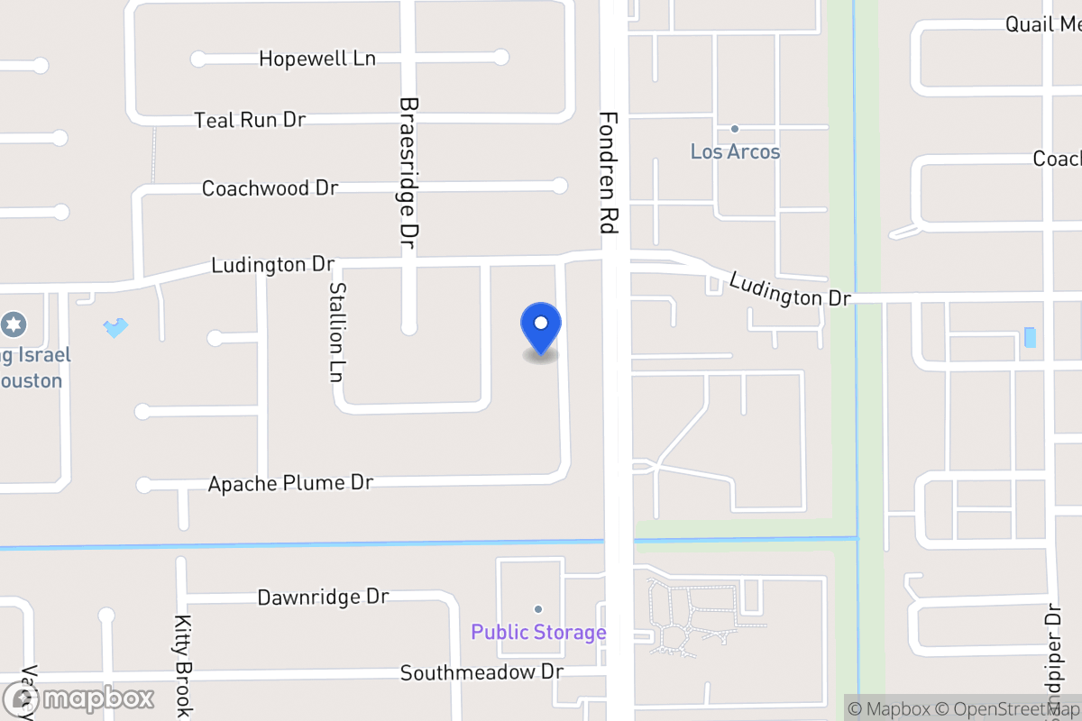Map of 11818 Pepperdine Ln, Houston