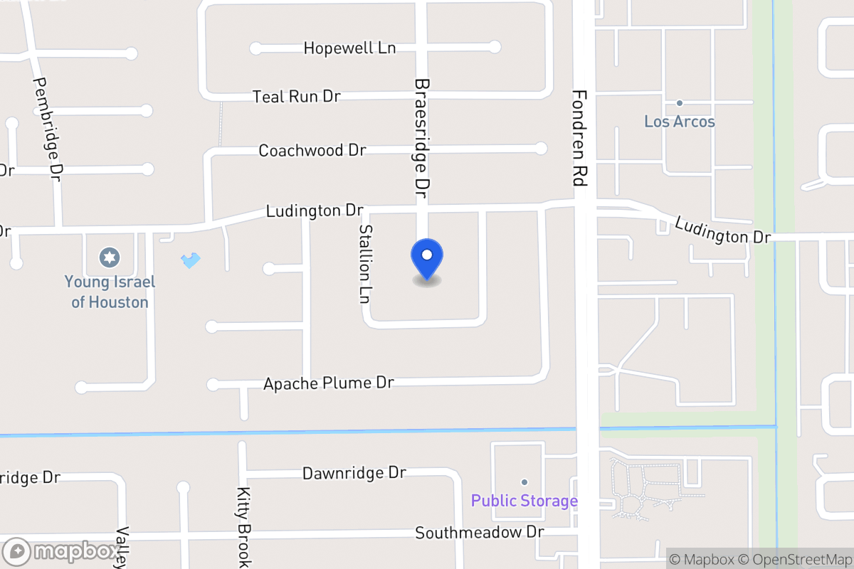 Map of 11818 Braesridge Dr, Houston