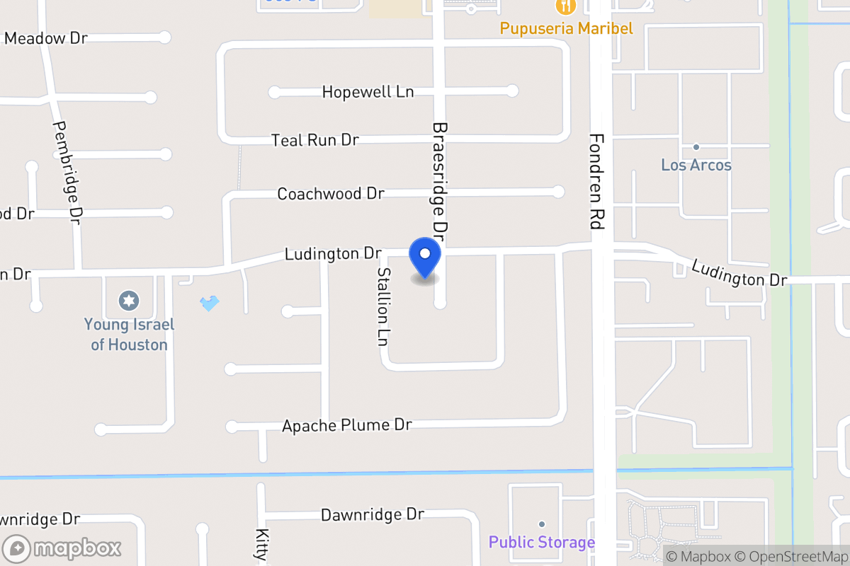 Map of 11806 Braesridge Dr, Houston