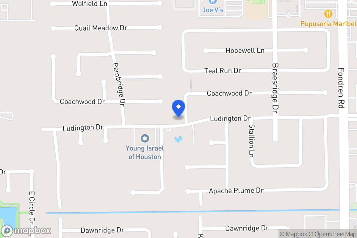 Map of 11718 Woodknoll Ln, Houston