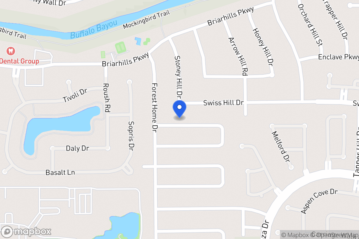 Map of 14210 Langbourne Dr, Houston