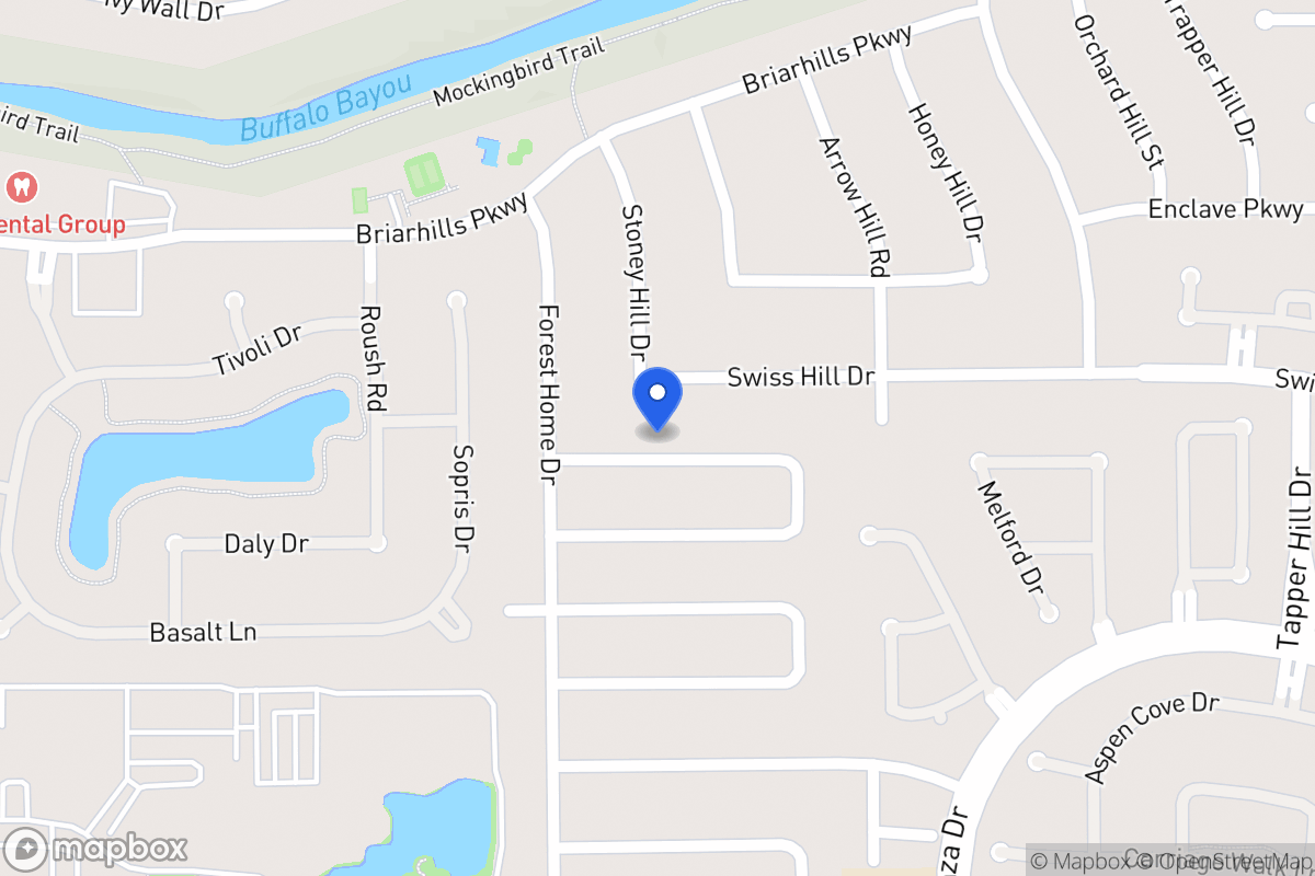 Map of 14206 Langbourne Dr, Houston