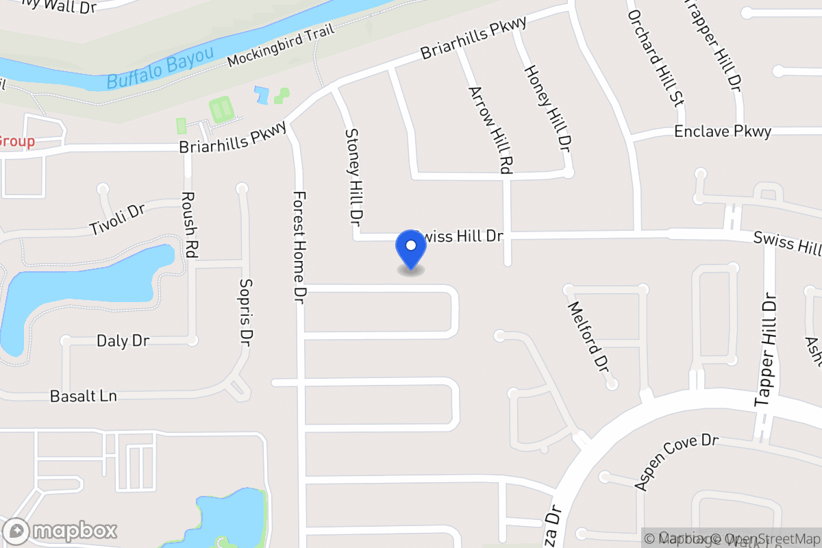 Map of 14118 Langbourne Dr, Houston